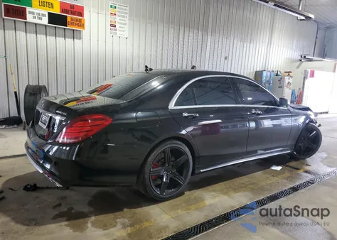 2015 Mercedes-Benz S 63 Amg z USA, uszkodzony, nr VIN WDDUG7JB5FA146070